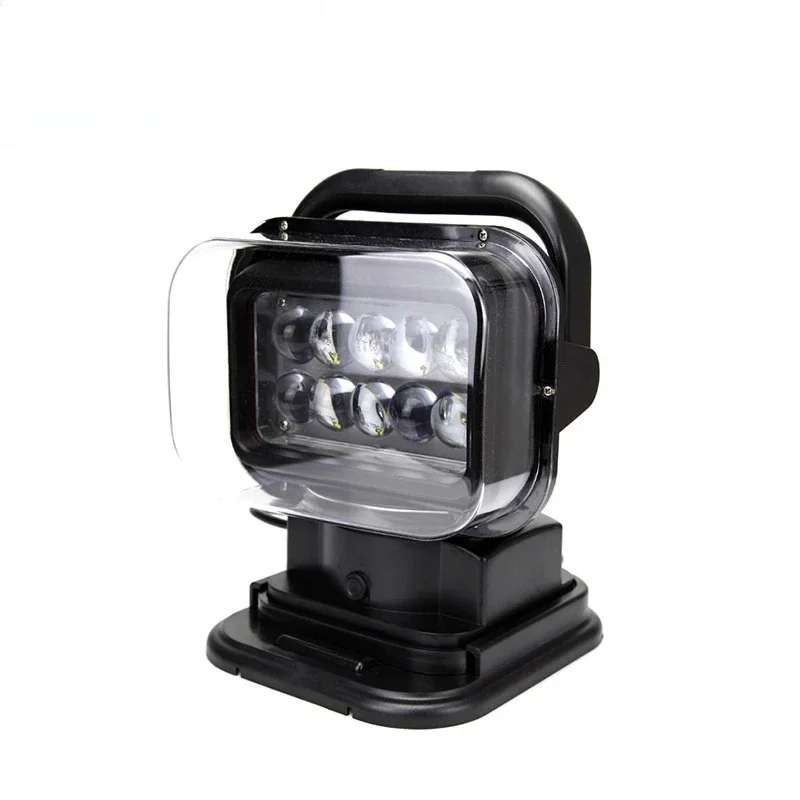 Black and White 50m Wireless Remote Control Boat Cheap High Power Light Emitting Diode Searchlight Portable Light