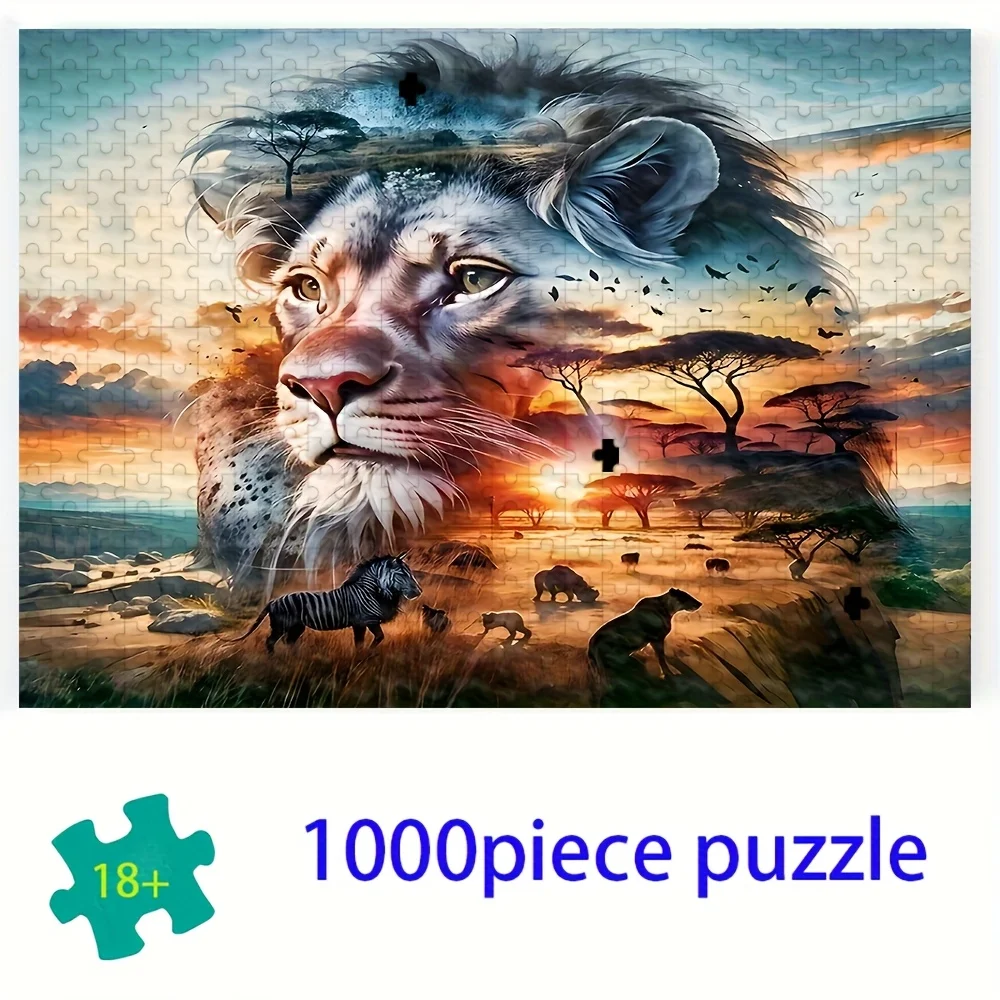 Puzzle per adulti da 500/1000 pezzi |   Divertimento gioco per famiglie di alta qualità, antistress, ideale per compleanni, Natale, Halloween e regali
