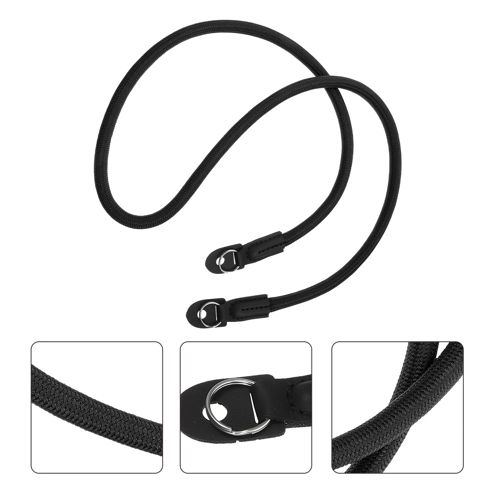

Stainless Steel Camera Strap Microfiber Material Strong Load-Bearing Cross-Body Shoulder Neck Rope for Most Cameras Climbing