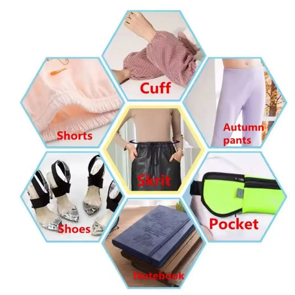 6/8/10 مللي متر أربطة مرنة مسطحة أبيض/أسود لتقوم بها بنفسك شريط مطاطي مرن القماش الملابس شريط مرن لحزام السراويل