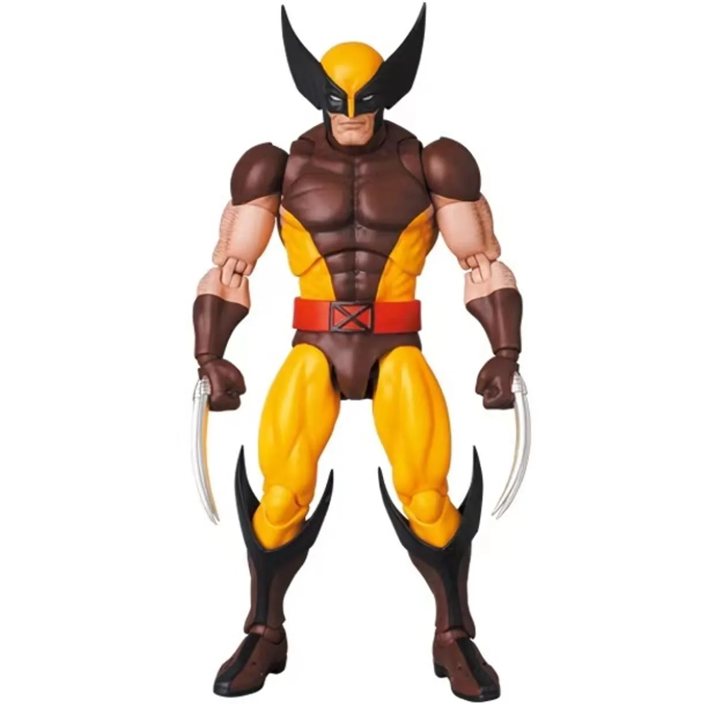 Wolverine Mafex 138 Figure In-Stock Ct Toys Brown Comic X-Men Shf Anime Action Figure 1/12 Joint Mobility Model Kids Xmas Gift