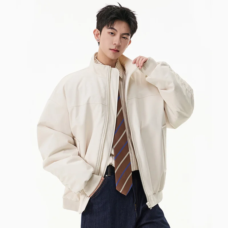 سترة شتوية مبطنة بالقطن للرجال ملابس خروج عصرية فضفاضة غير رسمية مبطنة سترات منفوخة للنساء معطف دافئ ملابس خارجية