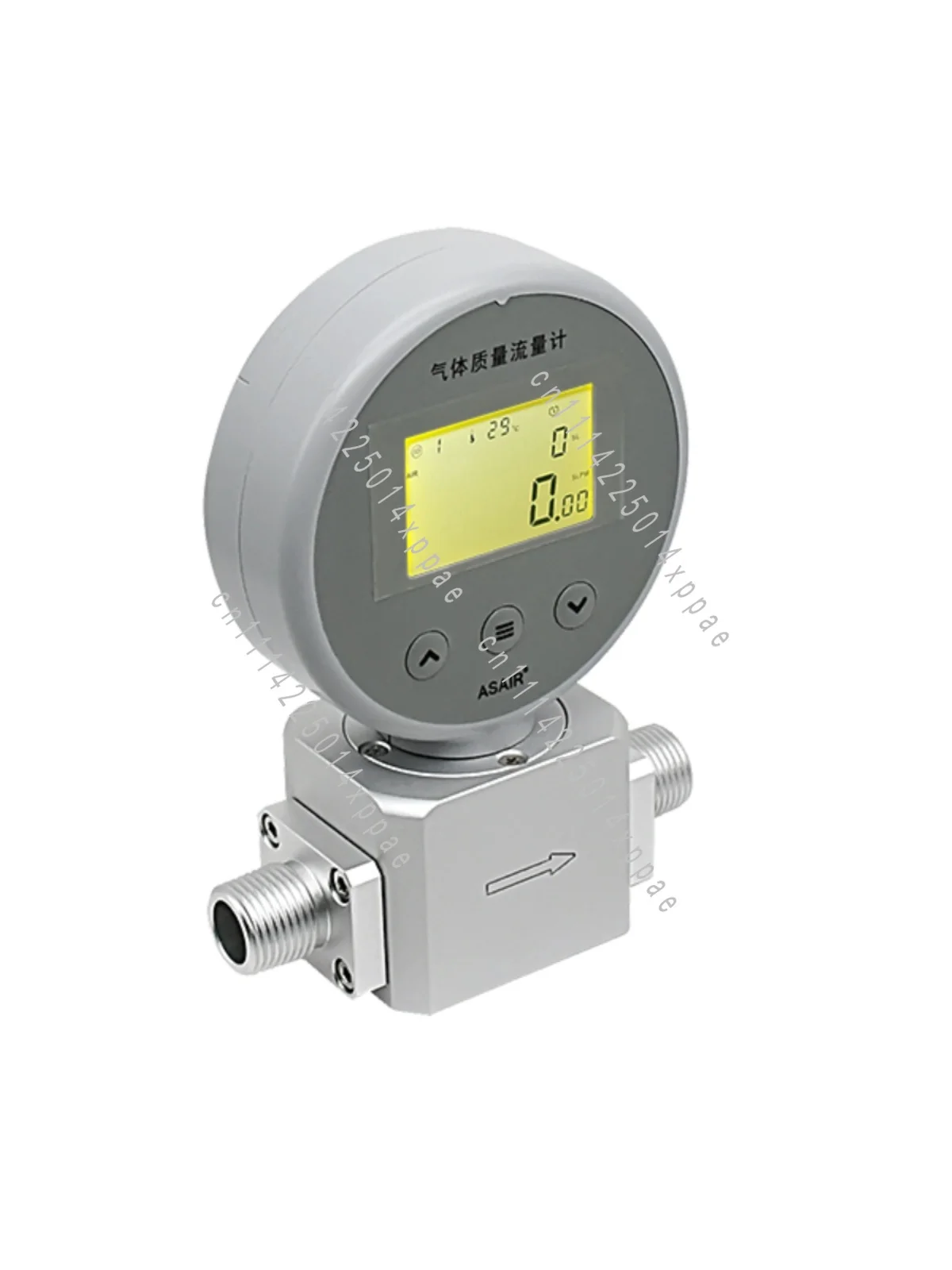 Thermal Mass Gas Flow Meter AMS2106 Compressed Air Oxygen Flow Meter Replaces MF5706