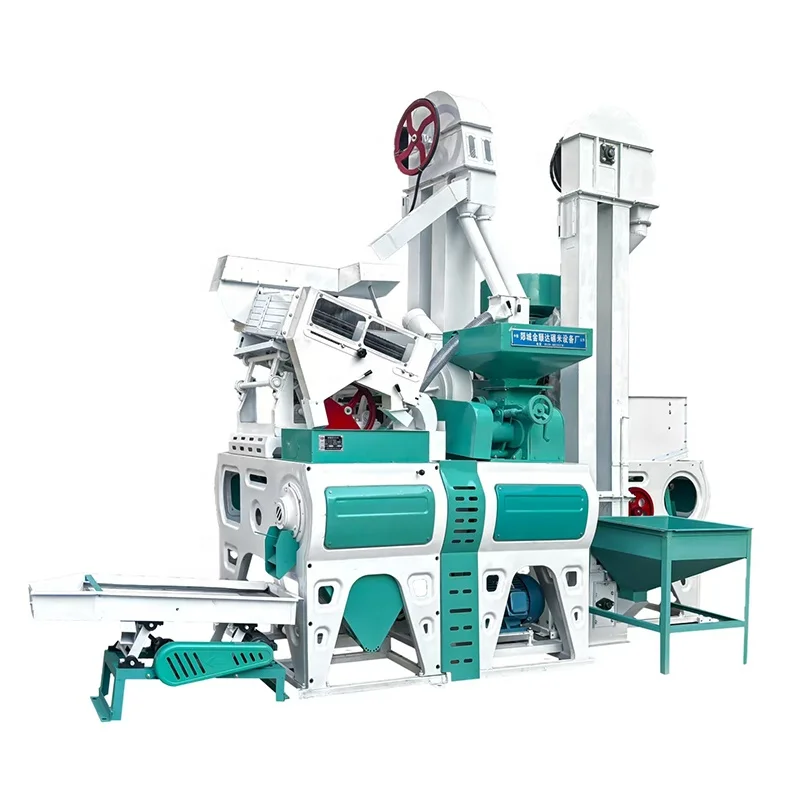 Combined Rice Mill Automatic Polishing Machine High Efficiency Farm Equipment Electric Paddy Huller High Yield Husker