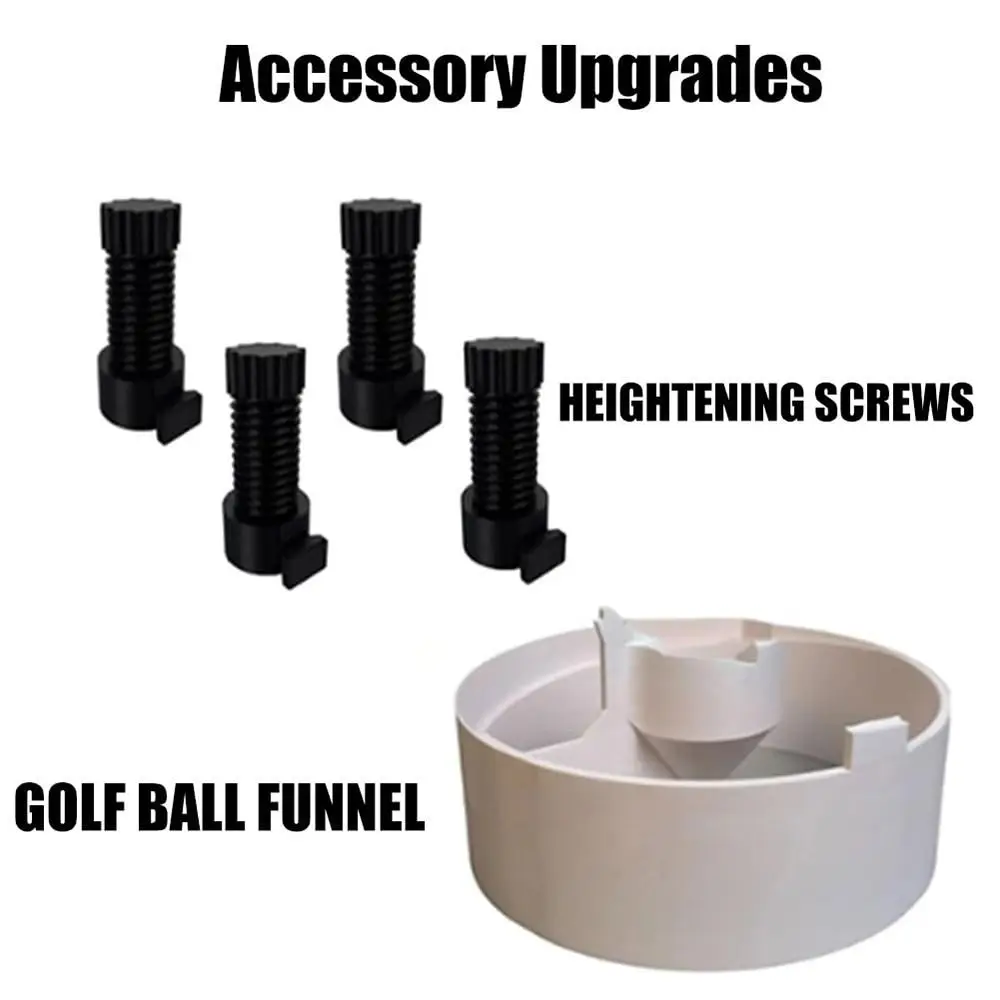 3D Printed Golf Ball Launcher Foot Pedal Control Golfs Practice Aid Golf Ball Driver Pro 25-Ball Capacity Professional