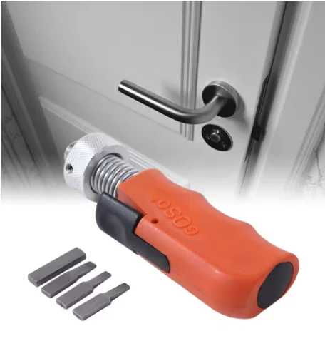 GOSO High Quality Lock Plug Spinner Quick Turning Gun Tool, Professional Door Lock Cylinder Repair Replacement