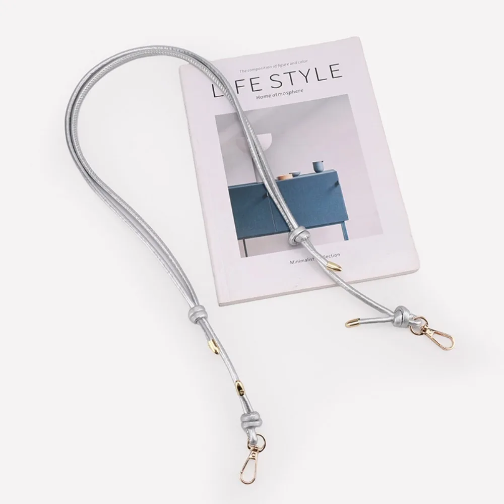 PU Leather Single Shoulder Bag Strap Adjustable Length Lightweight Replacement Shoulder Strap Solid Color DIY Bag Accessories