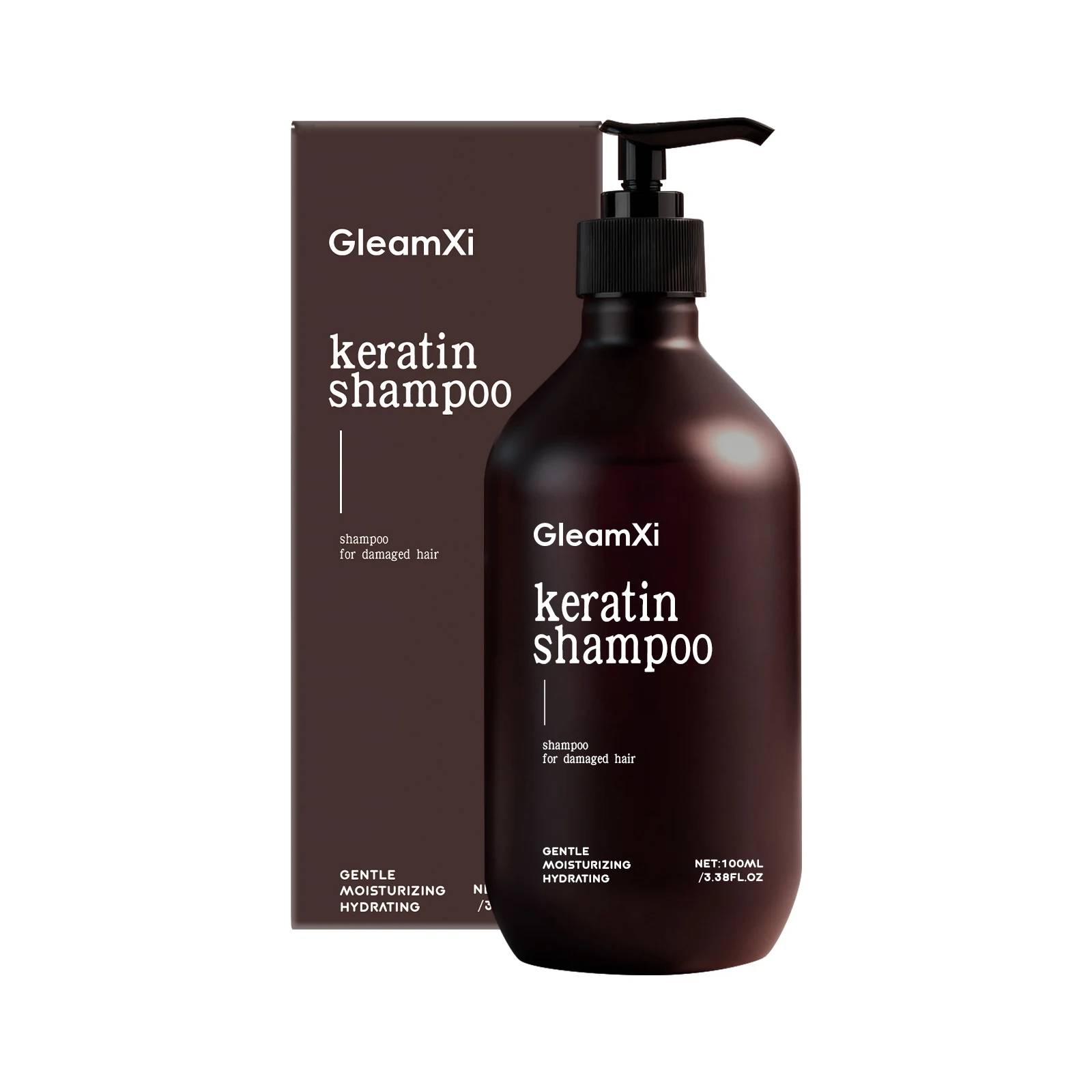 Keratin Shampoo - Gently cleanses the scalp, leaves hair refreshed, light, silky, and smooth