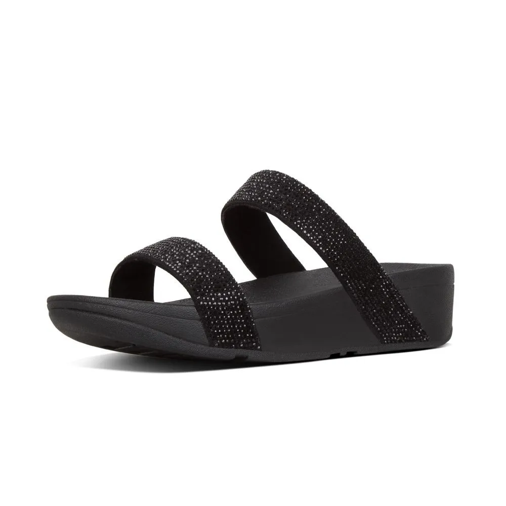 Fitflop Women's Sandals Fashionable Summer Outdoor Wear Diamond Beach Flat Slippers Comfortable High Stability EVA Outsole