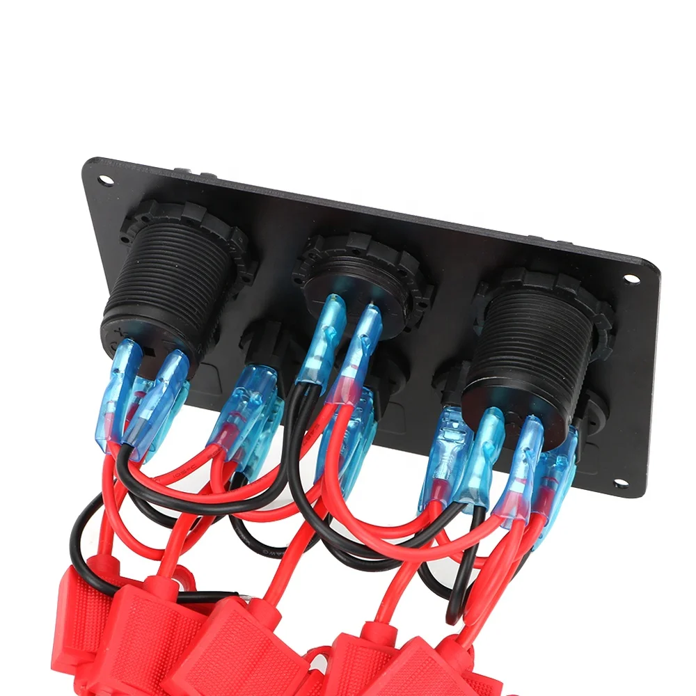 حقيقي التحكم البحري الرقمية مقاوم للماء 5 عصابة نظام الروك لوحة مفاتيح السيارة مقاوم للماء قارب RV لوحة التبديل