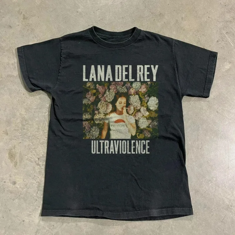 Lana Del Rey's Ultraviolence Album Pattern Men's T-shirt Cotton Casual Unisex