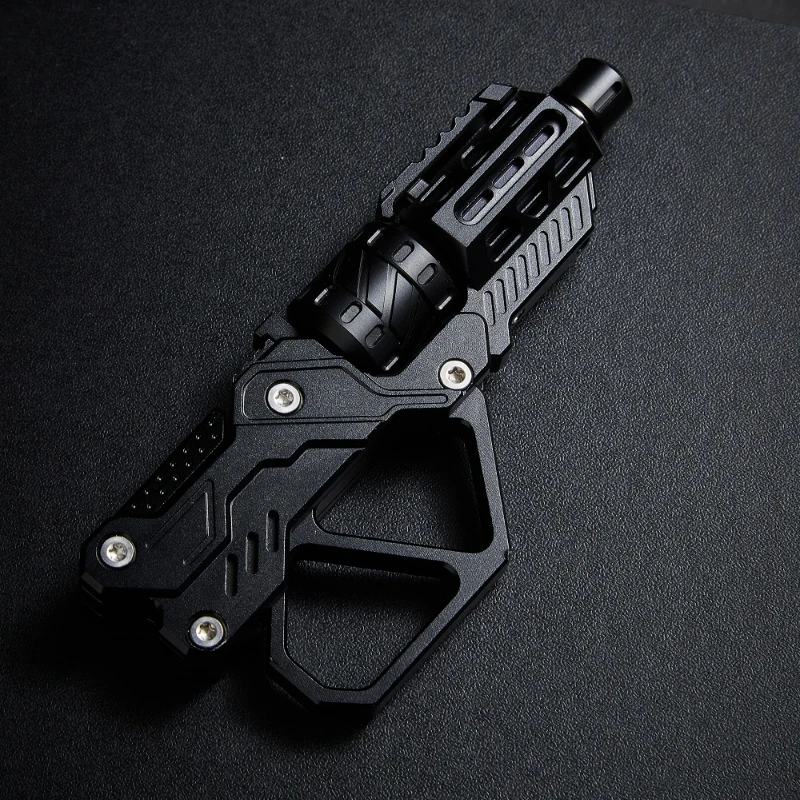 EDC QT-3000 Revolver Flip Push Slider pistolet décompression Fidget Spinner multi playabilité anxiété Stress métal doigt gyroscope jouet