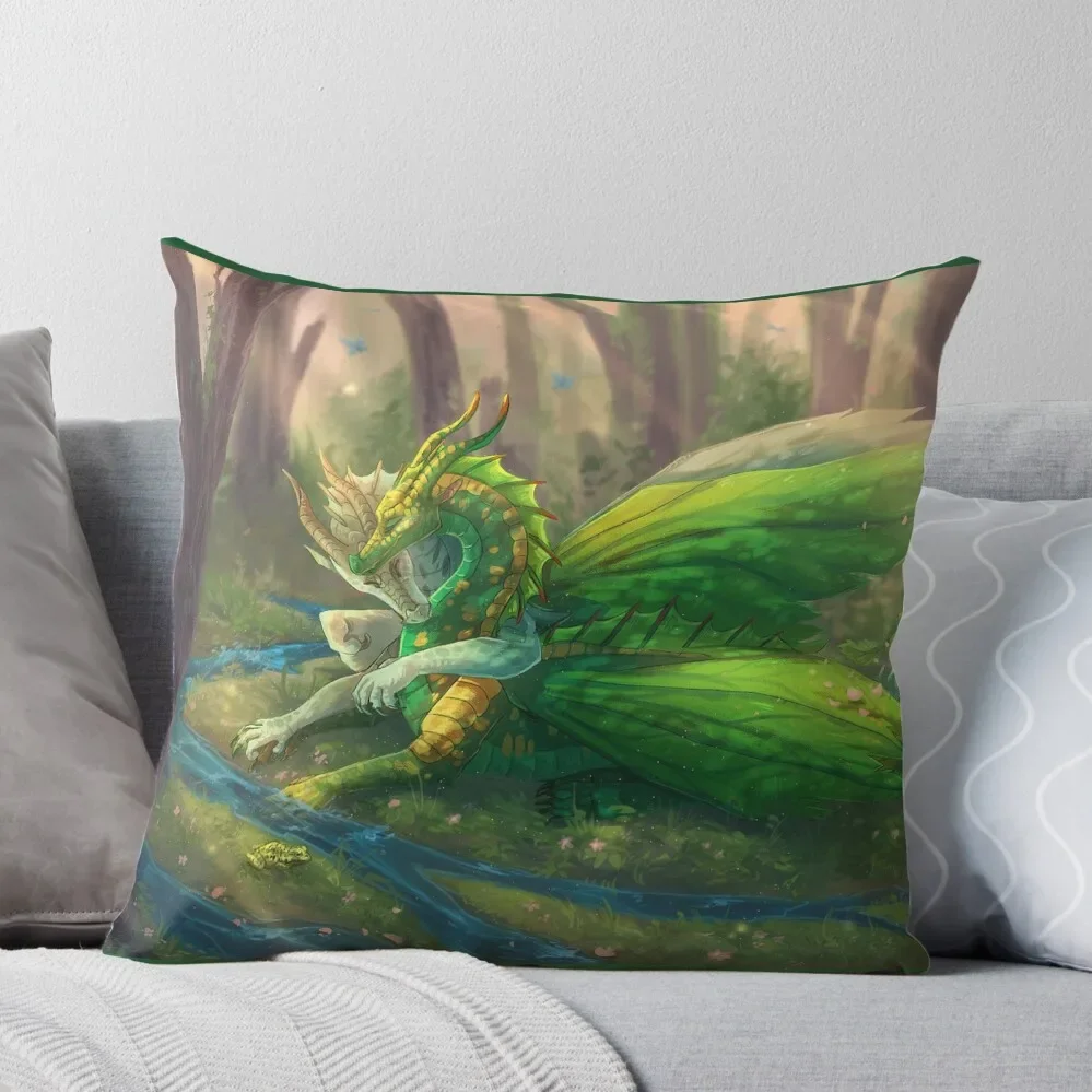 

Wings of Fire - Sundew and Willow Throw Pillow pillow pillowcase Luxury Sofa Cushions
