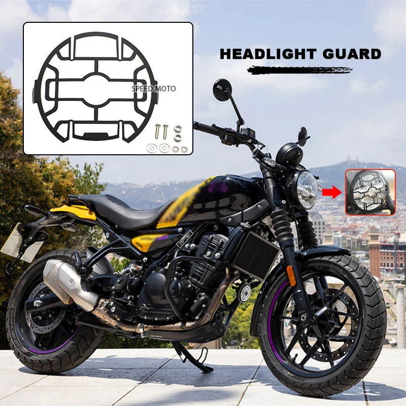 

Новинка 2024 года, защитная крышка для фар, защитная решетка для Himalayan 450 Guerrilla 450 Guer Rilla GUERRILLA 450 2024