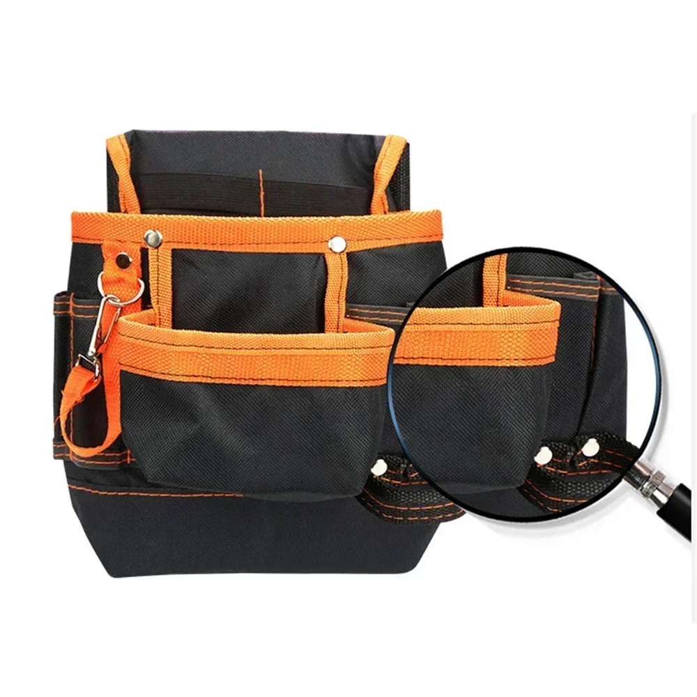 Oxford Cloth Tool Pouch Belt Waist Bag with Strong Buckle Electrician Storage Tools Handware Tool Bag Pouch 7 Pocket