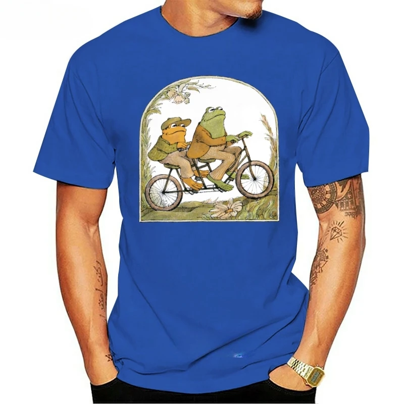 

New Frog And Toad T-Shirt harajuku Adults Casual Tee anime clothes new in tops & tees heavyweight men clothing