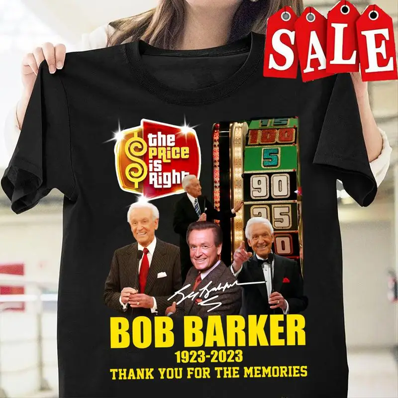 Bob Barker el precio es correcto gracias por recuerdos camiseta