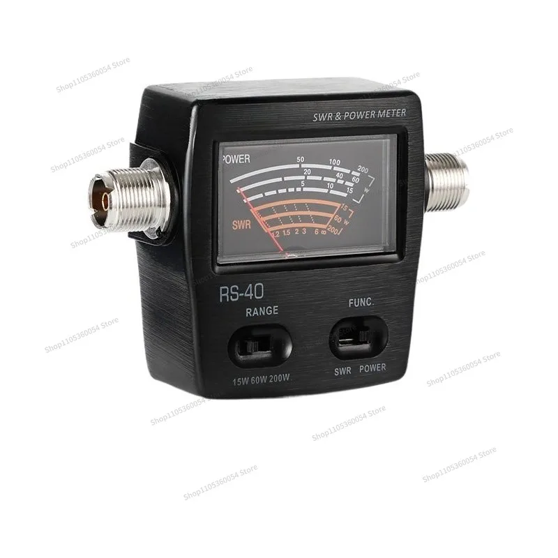 For RS-40 Standing Wave Meter Power Meter RS40 UV Dual Segment SWR Meter, Power Meter