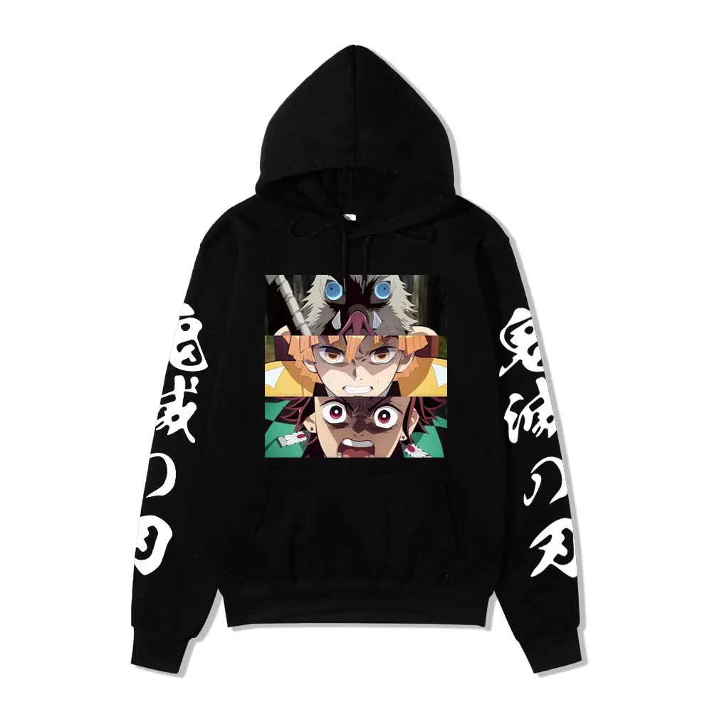 

Anime Demon Slayer Nezuko Kamado Kawaii Cartoon Printed Hoodies Harajuku Kimetsu No Yaiba Streetwear Winter Unisex Sweatshirts