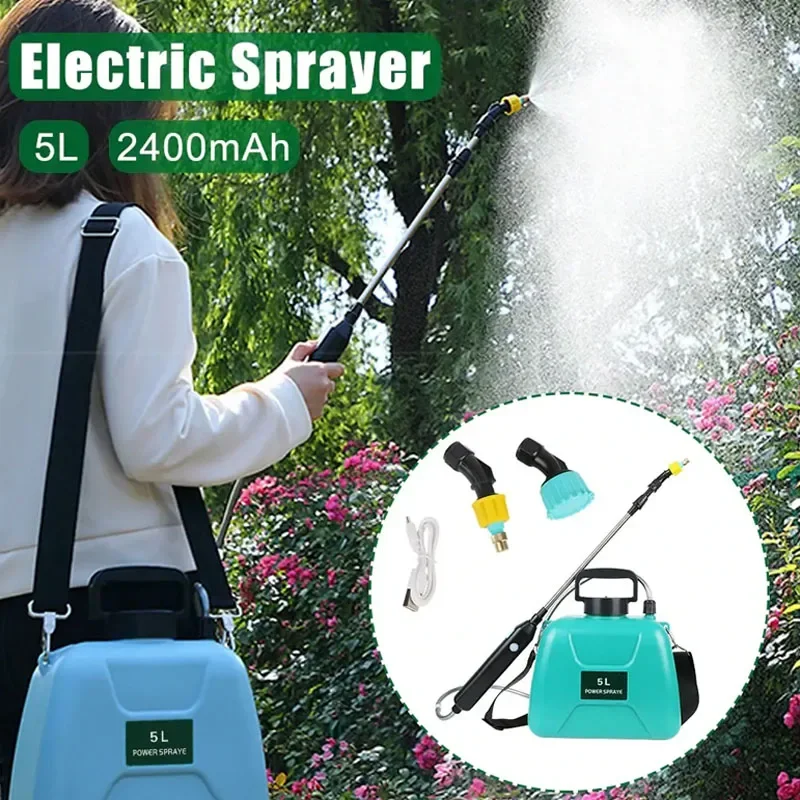 

Portable Electric Watering Can Garden Sprayer - Multifunctional Household Spray Gun for Efficient Flower Watering&Disinfection