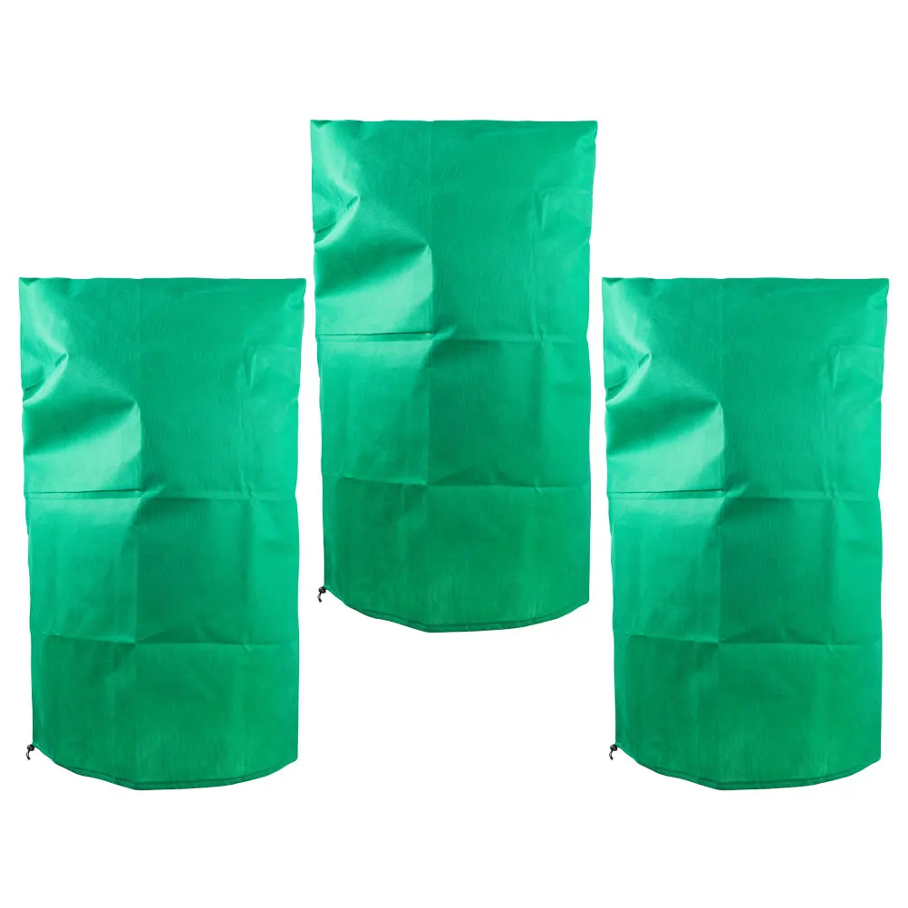

3Pcs Green Plant Protective Bags Freeze Proof Breathable Durable Covers Outdoor Winter Plant Protection Tree Freeze Protection