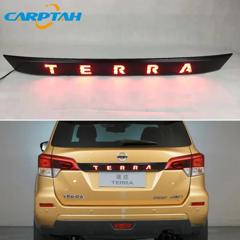 Car LED Rear Bumper Lamps For Nissan Terra 2018 2019 Brake Light Turn Signal Backup Reflector Lamp Taillights Fog lamps