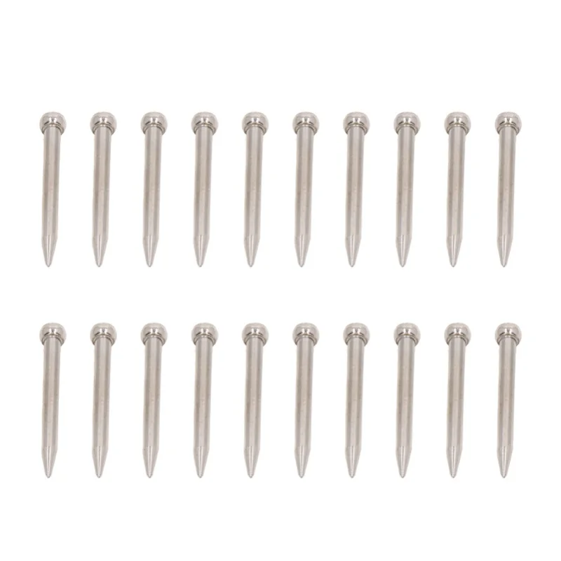 

20PCS Center Punch Replacement Bits Alloy Steel Hole Punch Heads Drilling Accessories 4mm Diameter