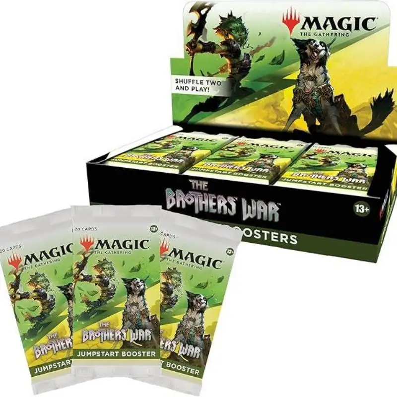 Magic: The Gathering The brothers War Jumpstart Booster Box, 18 paquetes (360 cartas mágicas)