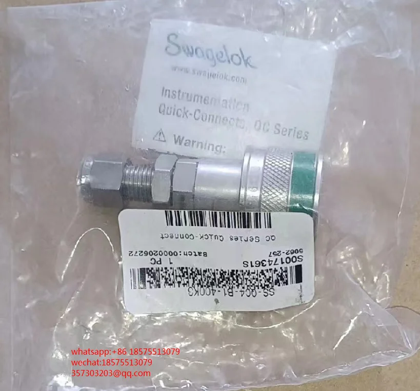 

For SWAGELOK SS-QC4-B1-400K3, Quick Connector Female Head 1 Piece