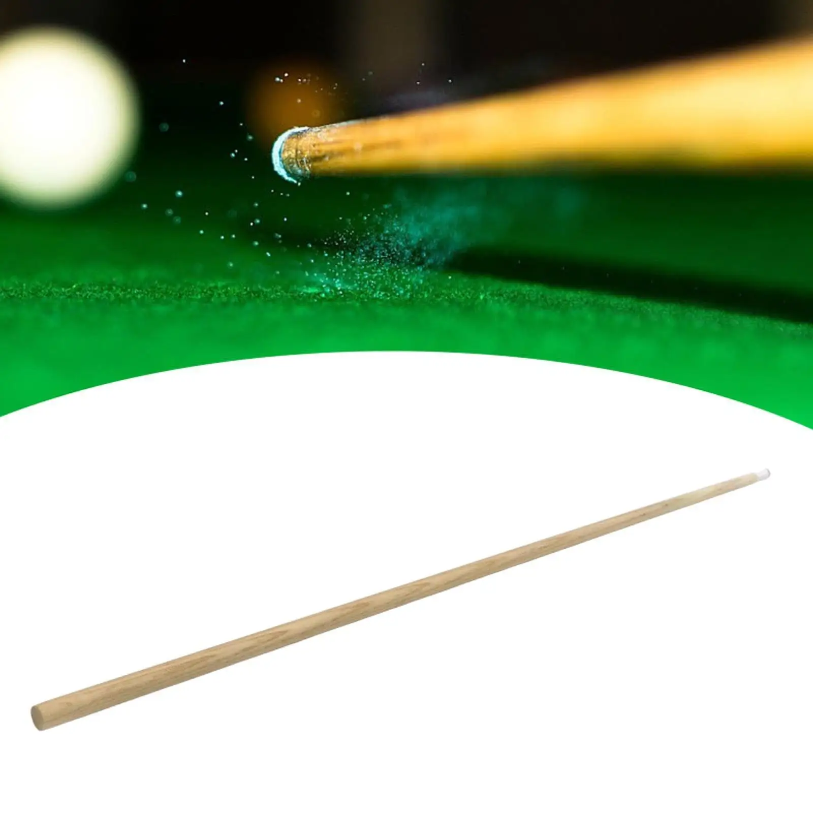 

Portable Kids Pool Cue Wooden Cue Stick Billiards Accessories for Home Practice and Beginners Children