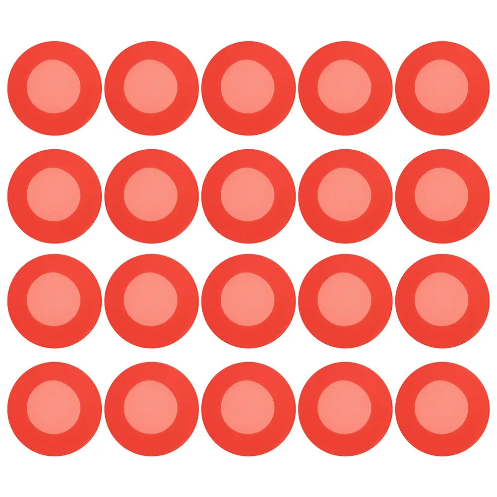 20Pcs Stethoscope Silicone Head Protector Covers Fine Workmanship Simple Design Excellent Sound Transmission Stethoscope