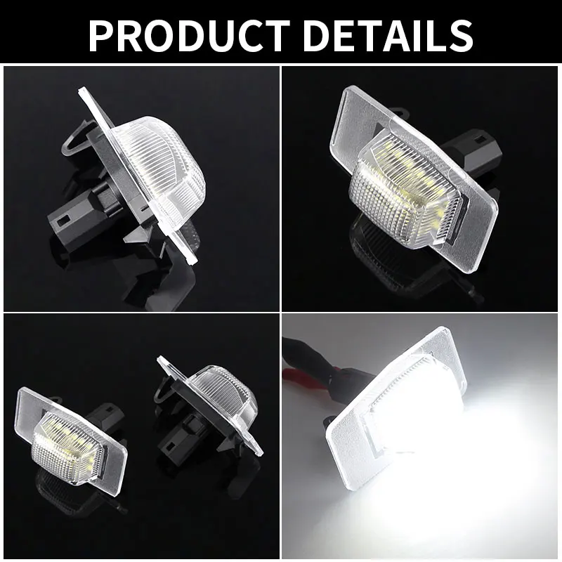 สำหรับ MAZDA 323 MX-5 NB MPV MK II TRIBUTE สำหรับ Ford Escape หมายเลขทะเบียนรถ LED สีขาว01-07ไฟโคมไฟ