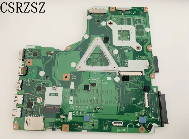 CSRZSZ For Acer aspire E5-473 E5-473G Laptop motherboard with  i3 CPU A4WAB LA-C341P   Mainboard  Test work perfect