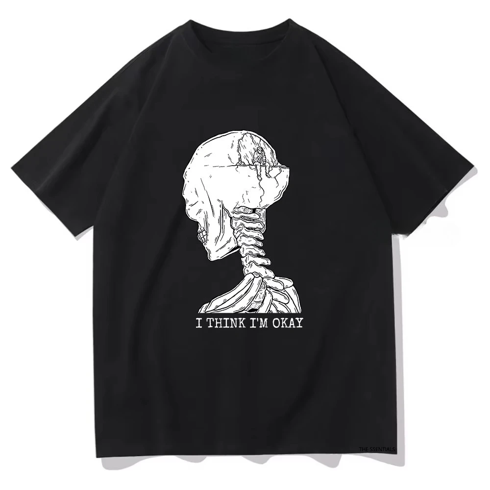 

Летом 2025 года. Я думаю, я в порядке. Мужская и женская одежда, эстетика, топ, хлопковая футболка в стиле ретро и удобная мужская уличная одежда.