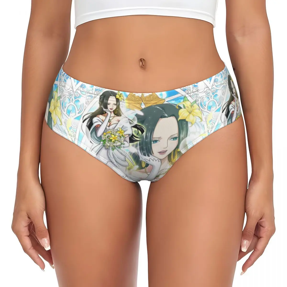 

Custom Women's Comic B-Boaes H-Hancockes Anime Proud Panties Stretch Briefs Underwear