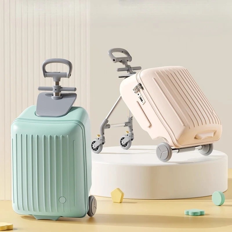

Kids Baby Walking Luggage Kids' Luggage Can Board The Plane for Travel Trolley Case Is Detachable Ride on Suitcase for Kids