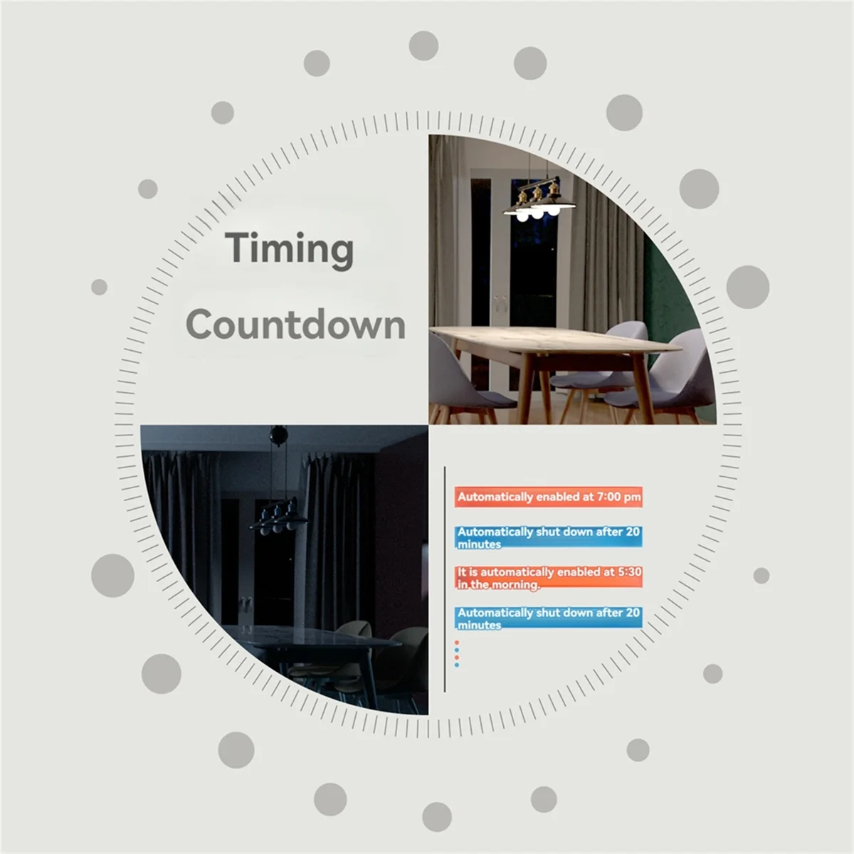 Tuya WiFi interruptor de luz inteligente necesita cable neutro 110-250V EE. UU. Luz de botón para Alexa Home Smart Life 2 Gang