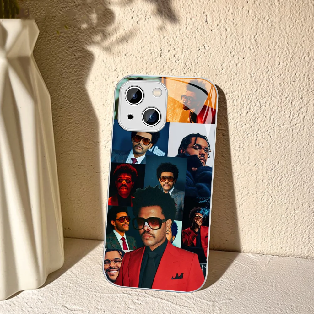 Weeknd XO 휴대폰 케이스, 아이폰 15, 13, 12 미니, 11 프로, XS 맥스, X, XR, 14 플러스, 강화 유리 커버