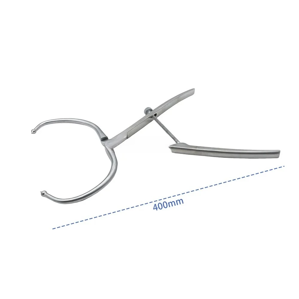 Abrazara periarticular pélvica  acero inoxidable, pinzas  reducción ósea, instrumento quirúrgico veterinario autoclaveable