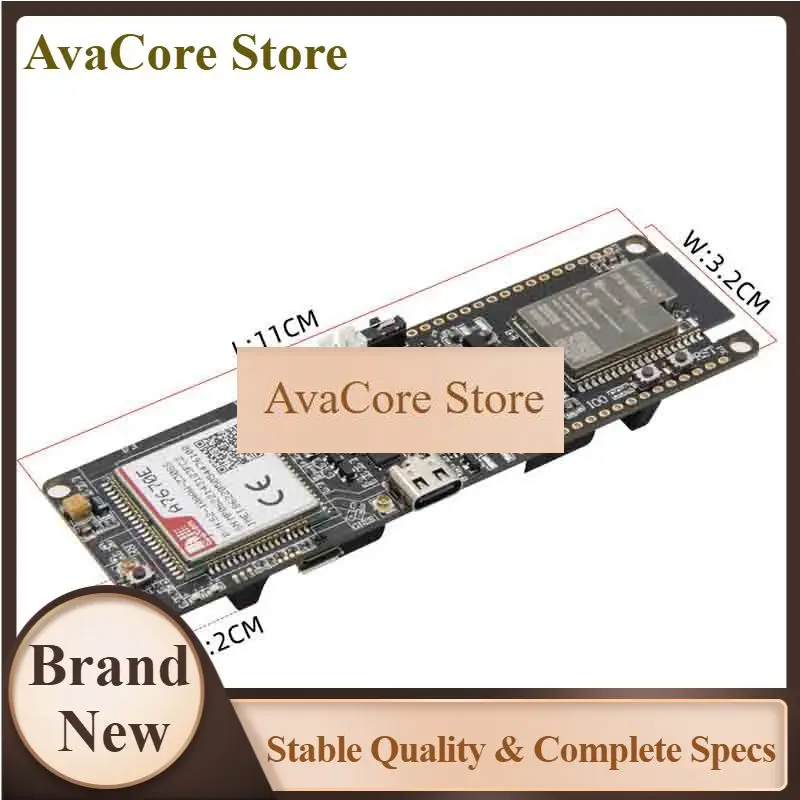 AvaCoreThe LILYGO T-A7670E/G Module With R2 4G LTE CAT1 ESP32 Chip Supports GSM, GPRS, EDGE, Wifi And Bluetooth Communication Ne