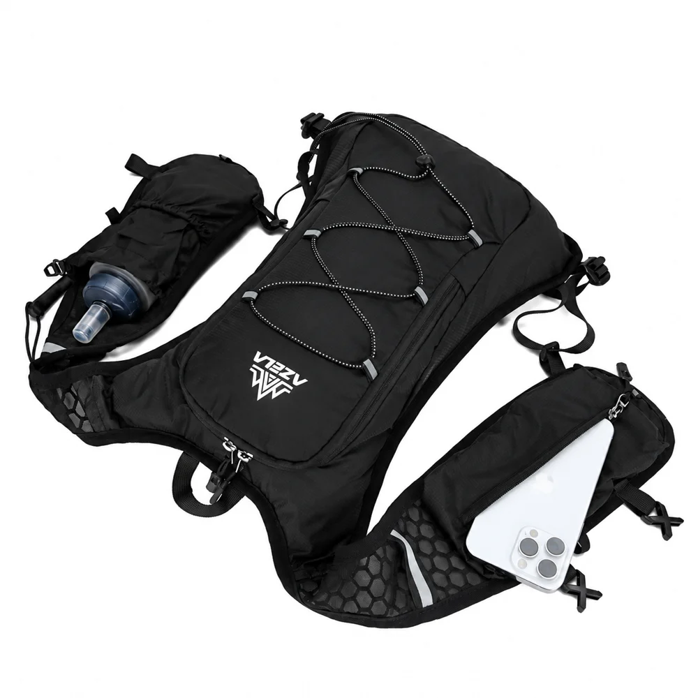 Outdoor Lightweight Universal Sports Bag with Night Reflective Design, Sports Water Bag Vest Backpack, Suitable for Hiking, Cros