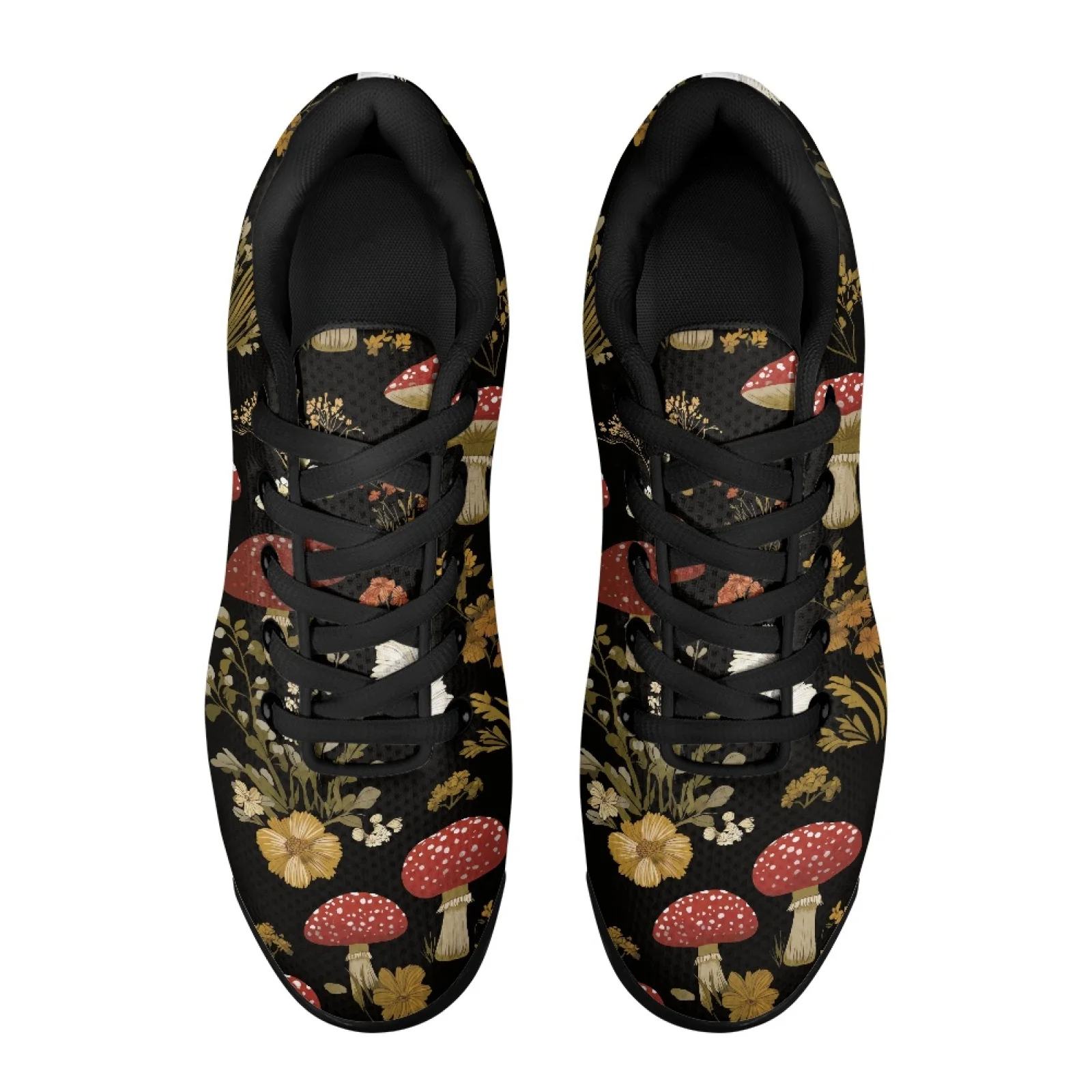 PENSTROLL Mushroom Floral Air Tennis Fashion Sneakers Air Cushion Shoes for Athletic Modern Men's Fashion Sneaker