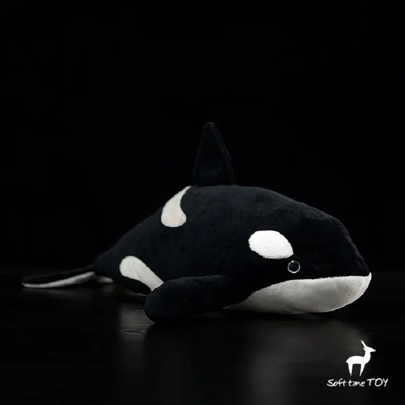 Cute Plush Toy Lovely Sea Animal Whalebone Whale Killer Whale Shark Manta Ray Soft Doll Birthday Gift 1pc