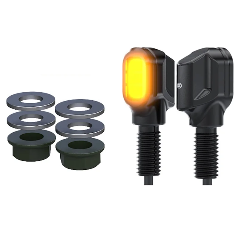 

AU63-Electric Car Front Rear Directional Light 12V Mini LED Turn Signal Universal High Brightness Motorcycle