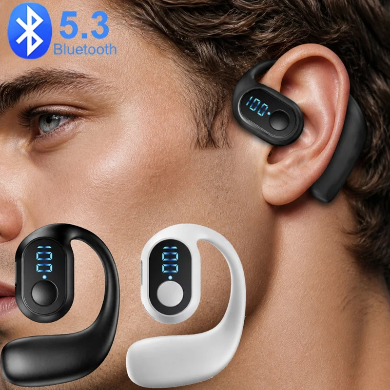 Auricolari Wireless Q7 Bluetooth 5.3 Mini, Impermeabili, per Sport e Musica, Cuffie Singole OWS, HiFi