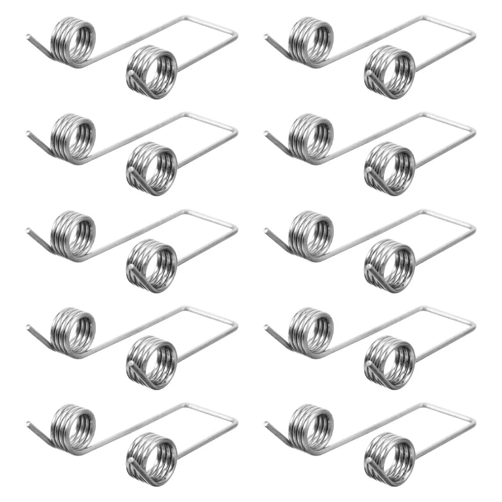 

10Pcs Trash Can Lid Torsional Springs Stable Flexible Replacement Parts Universal Garbage Bucket Can Lid Repair