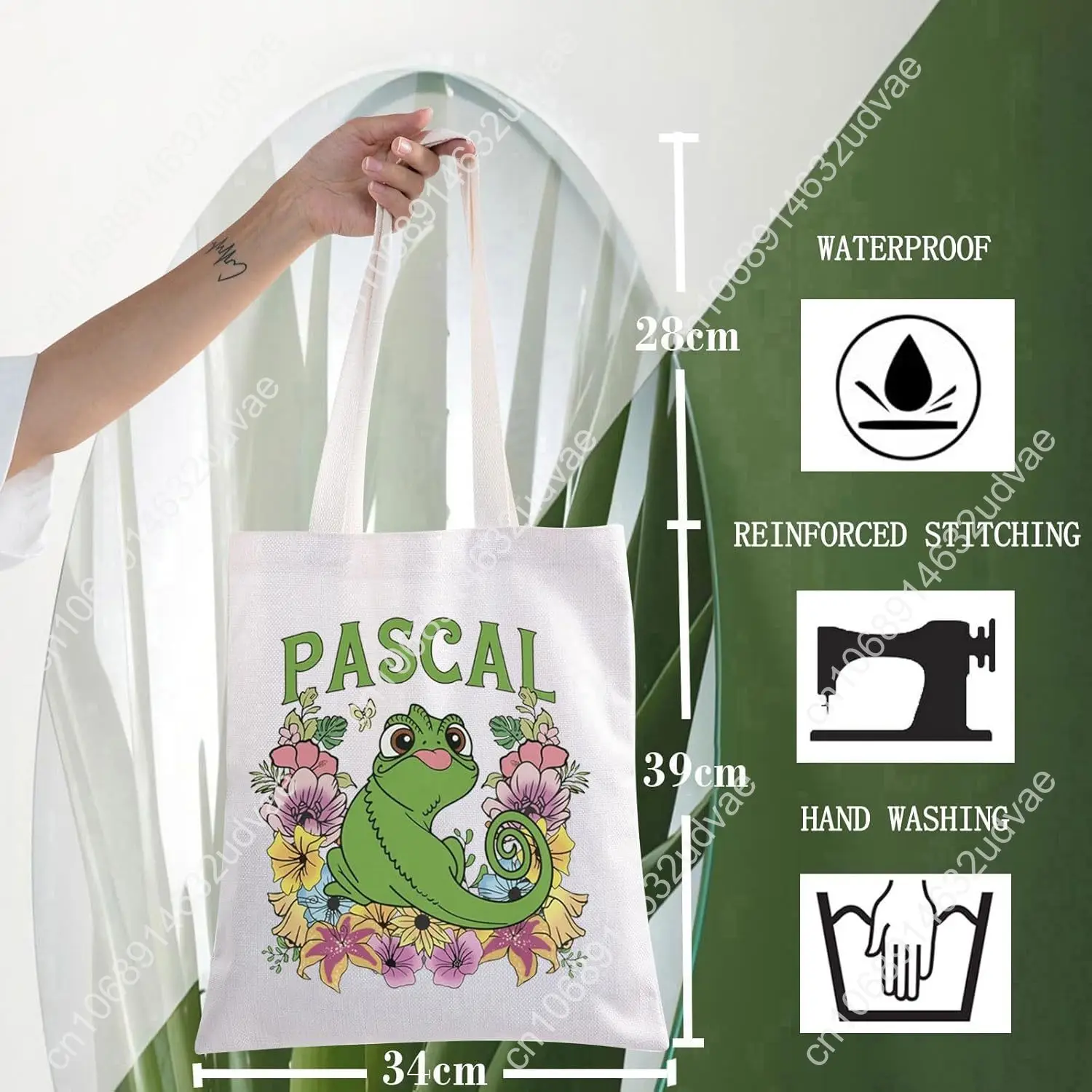 Chameleon Pascal Tote Bag Pascal Fans Regalo Pascal Bolso de hombro Mercancía