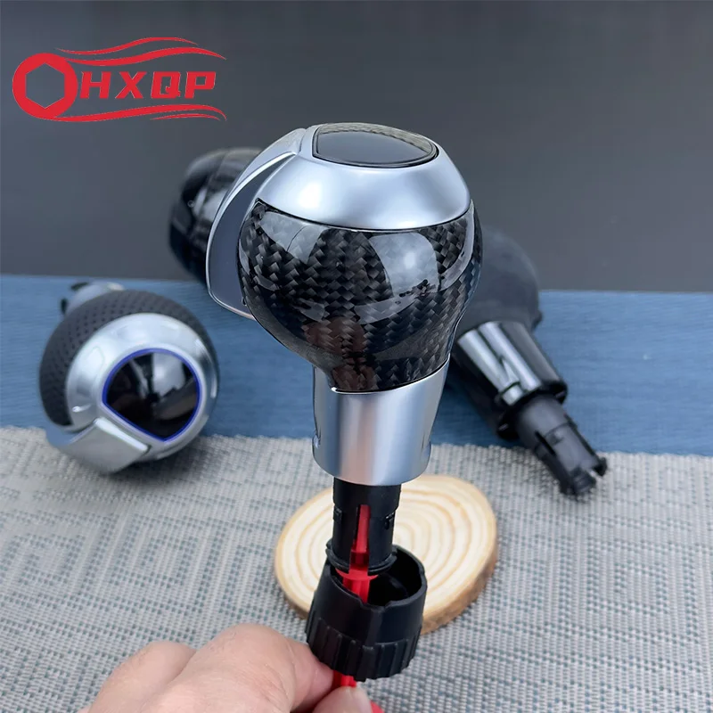 Carbon Fiber Gear Shift Knob For Vw Passat Golf 7 Gti Golf Cc Shift Lever Knob Handle Head For Audi A3 S3 Rs3 Q3 S6 Rs6 A4 A5 A7