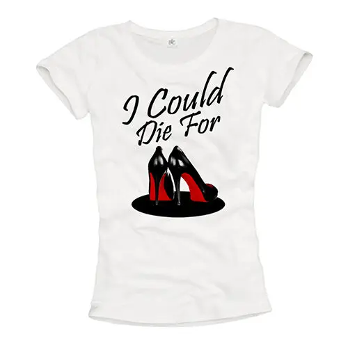 PUMPS WOMENS SHIRT WITH HIGH HEELS  SHOES - TOP SEX AND THE CITY STYLE GIRL TEE