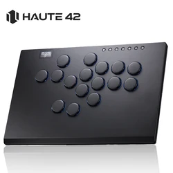 Haute42 Aluminium Alloy Controle Arcade Leverless Controller Hitbox Fightstick For PC/ Ps4 / ps5/ Hitbox Joystick Arcade Stick